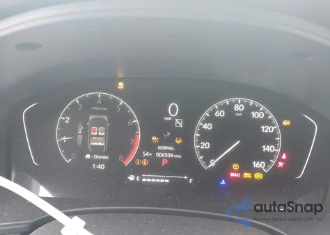 2025 Honda Civic Sport z USA, uszkodzony, nr VIN 2HGFE2F59SH572095